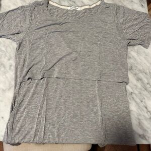Small show  Light Gray nursing top